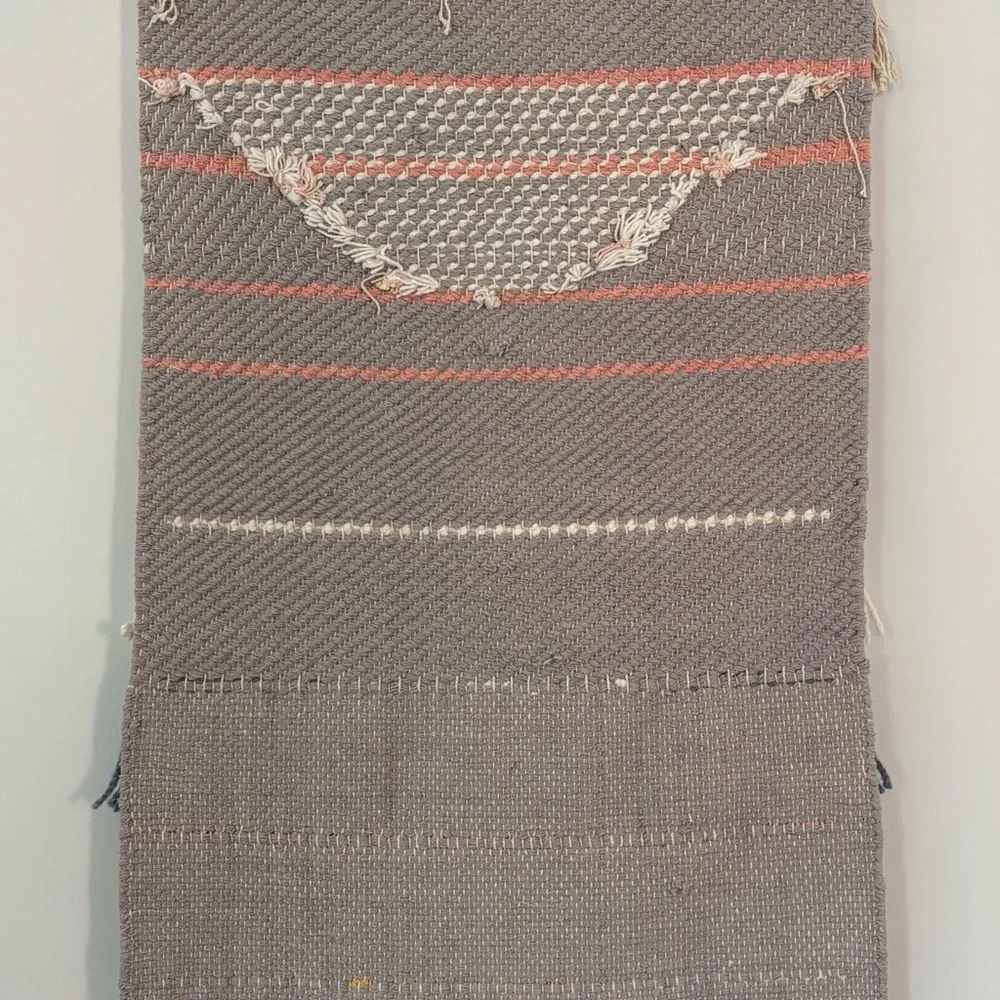 Berry + Clay Home Large Fringed Pastel Wall Hanging Boho